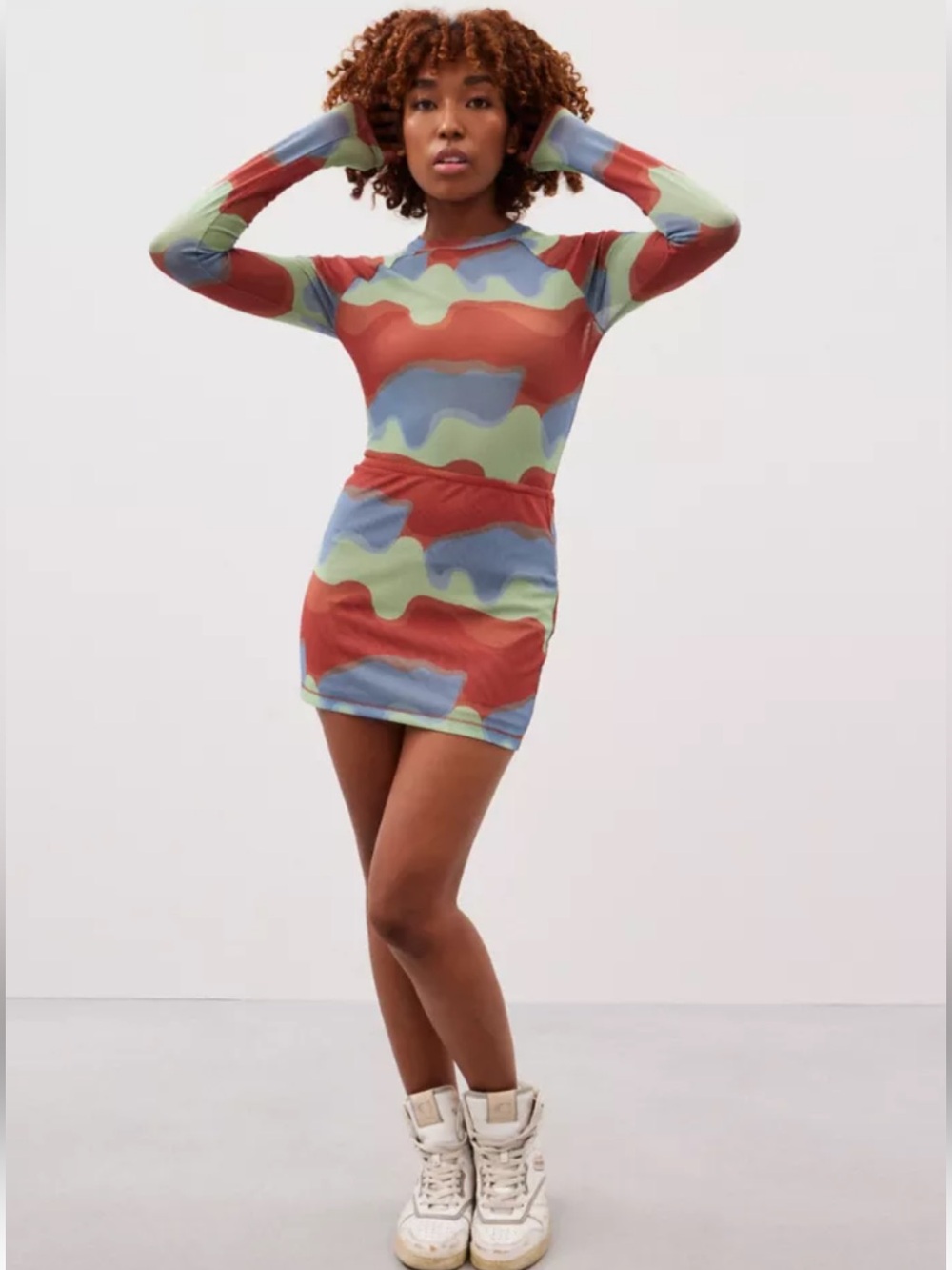 Coachtopia Mesh Wavy Multicolor Top